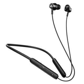 Jusket boAt Rockerz 330 Pro in-Ear Bluetooth Neckband with 60HRS Playtime, ASAP Charge, ENx Tech, Signature Sound, BT v5.2, Dual Pairing, IPX5, with Mic (Active Black)