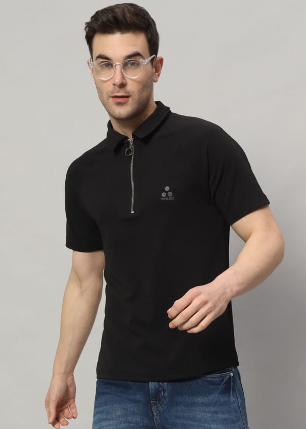 black color t shirt for men's